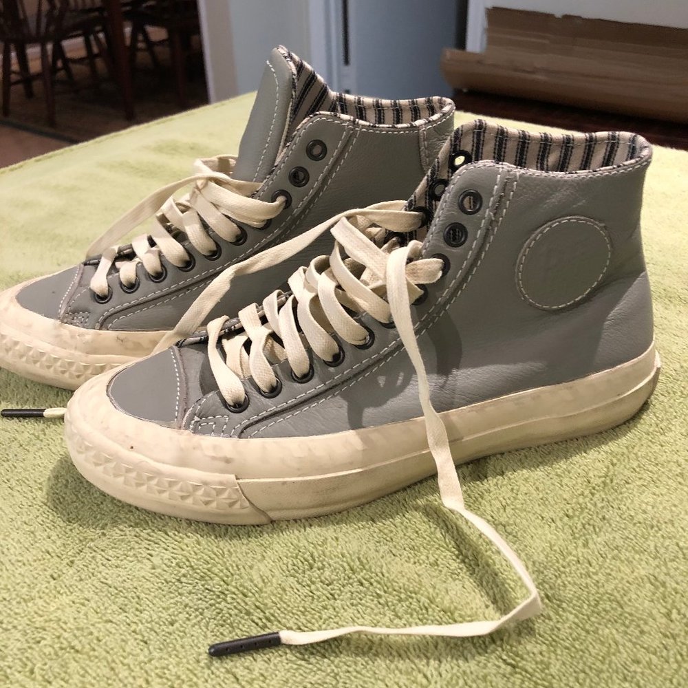 P.F. Flyers leather high top sneakers size 4.5 men/6 women